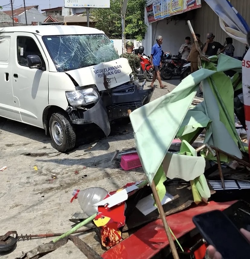 Anaknya Baru 4 Tahun, Pedagang Tahu Krispi Tewas Ditabrak Mobil MBG yang Melaju Kencang